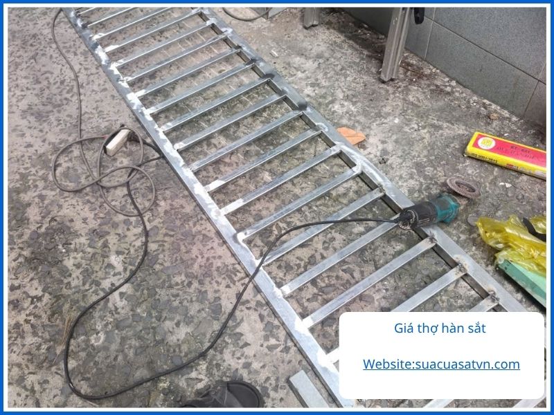 Giá thợ hàn sắt Bình Thạnh được chia theo mức độ công việc