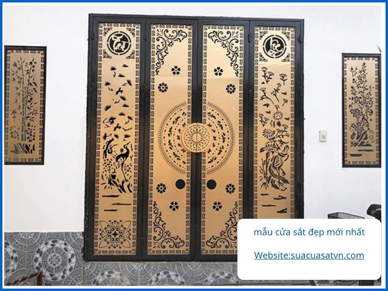 Các mẫu cửa sắt đẹp mới nhất và xu hướng kiến trúc