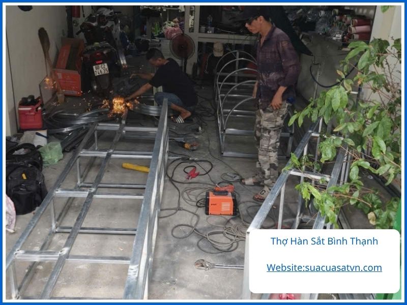Thợ Hàn Sắt Bình Thạnh Tại Nhà – Hàn Cửa Cổng, Khung Sắt Tận Nơi