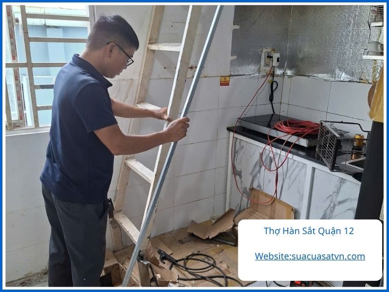Thợ Hàn Sắt Quận 12 Tại Nhà – Hàn Cửa Cổng, Khung Sắt Tận Nơi